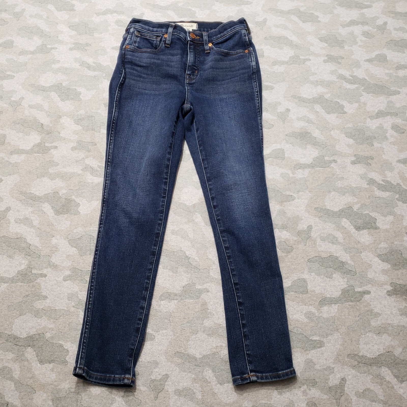 Madewell Jeans Womens 25P Blue High Rise Skinny Denim Dark Wash