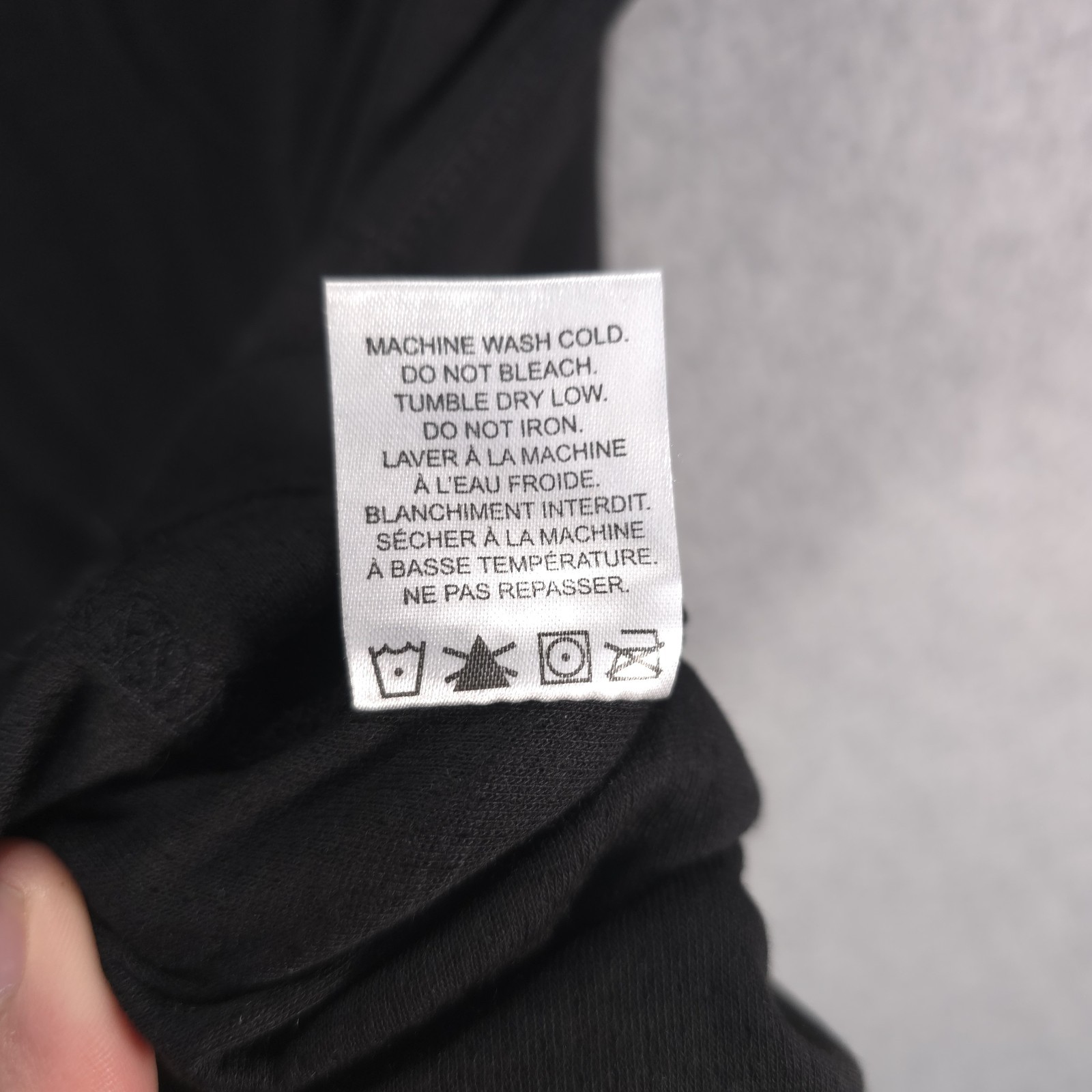Omni-Wool Poly Blend Black Long Sleeve Crew Warm Base Layer Shirt Mens XXL
