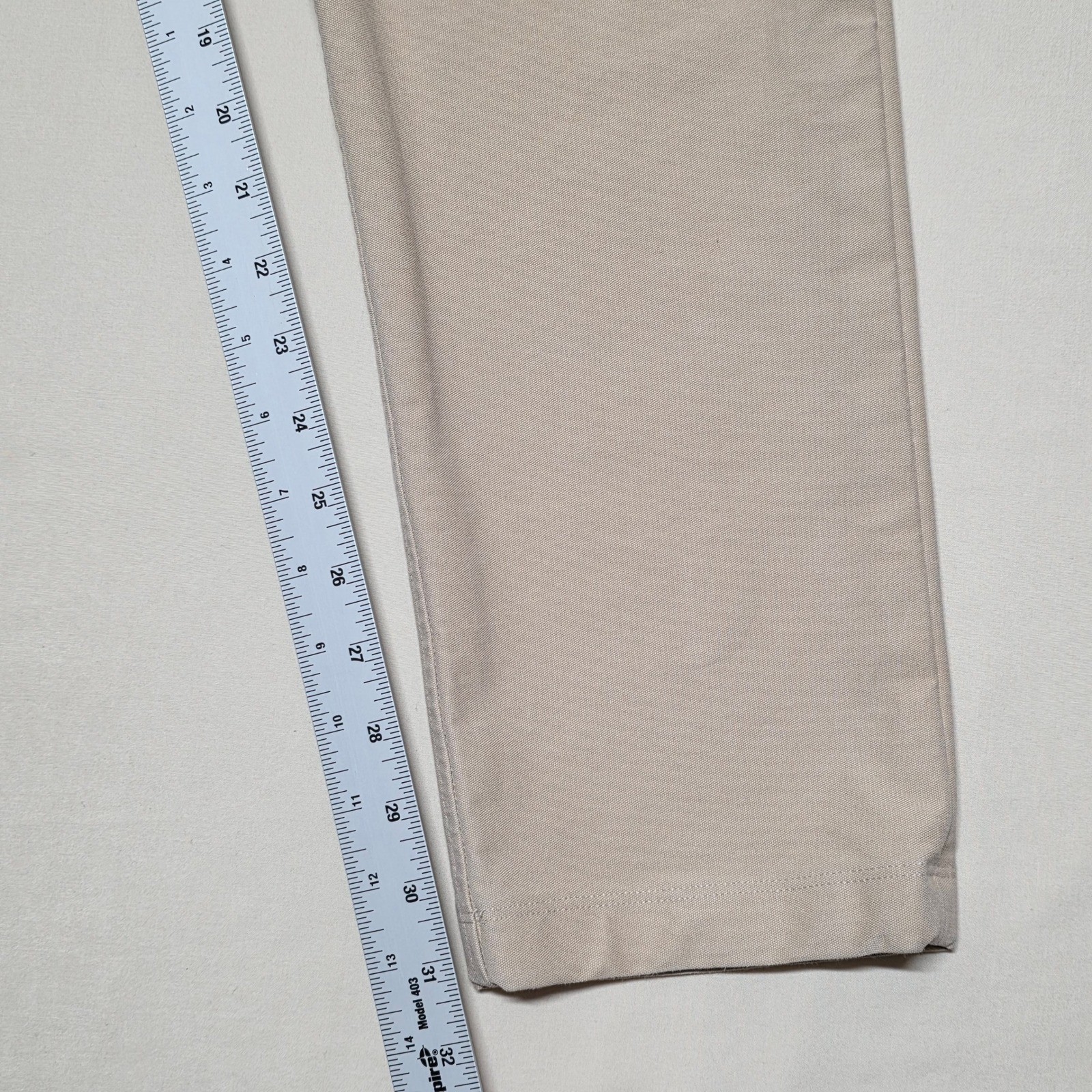 Lululemon ABC Pants Men 34 Tan Slim Fit Technical Stretch Casual Chinos Straight