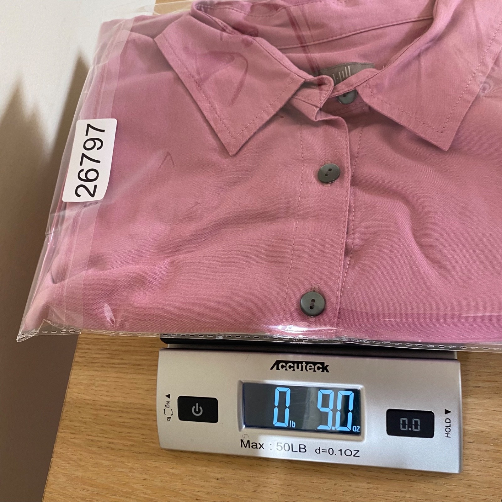 J Jill Shirt Womens Medium Petite Pink Cotton Collared Long Sleeve Button Up Top