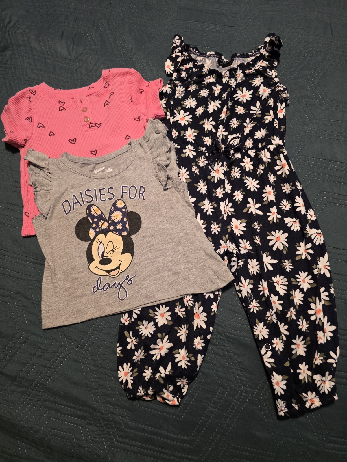 19 Pieces Baby Girl Clothing Lot 12,18,24M Used But Good Condition
