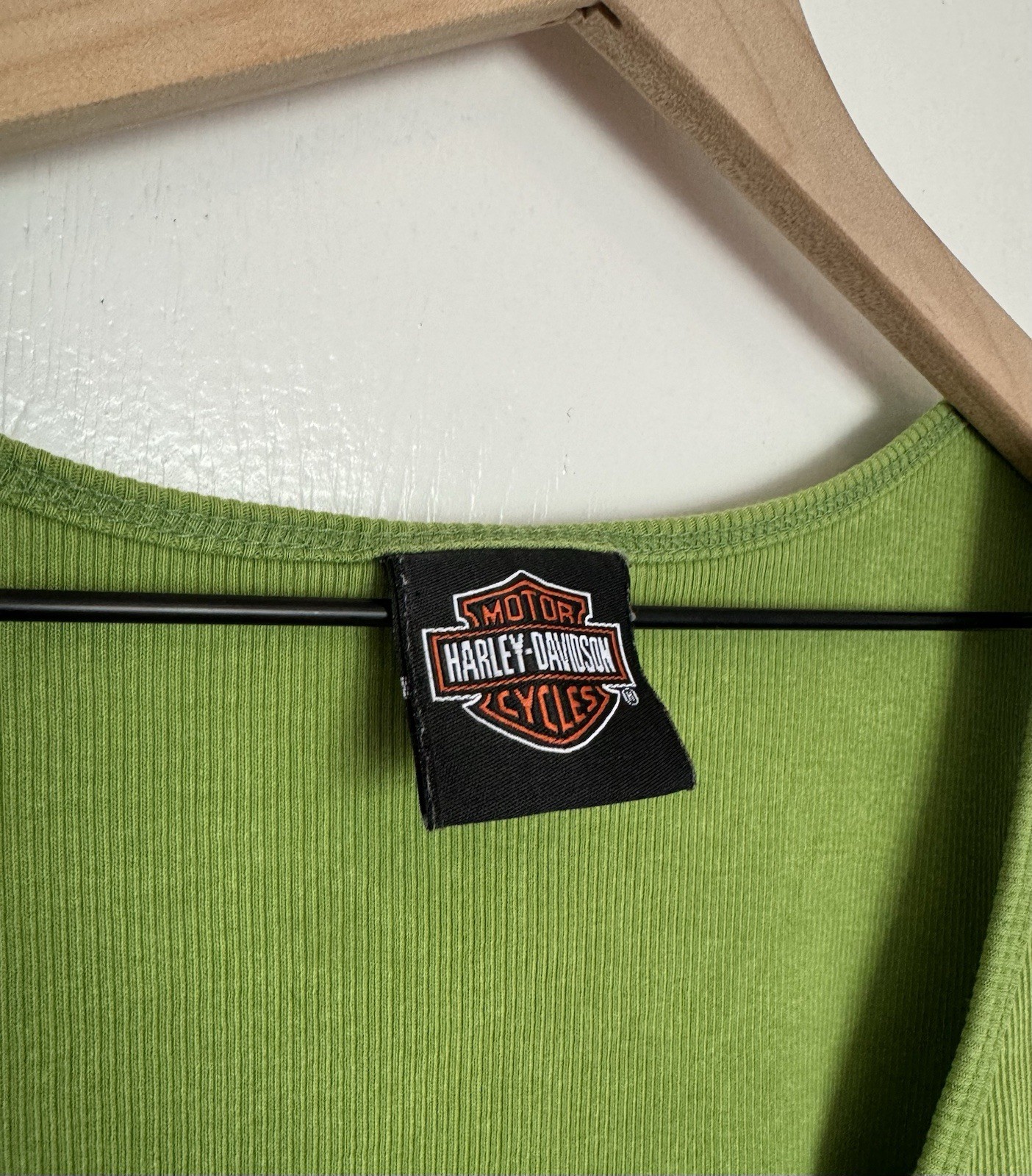 Harley-Davidson Rare Women’s Medium Green Vintage “Sturgis 2007” Tank top