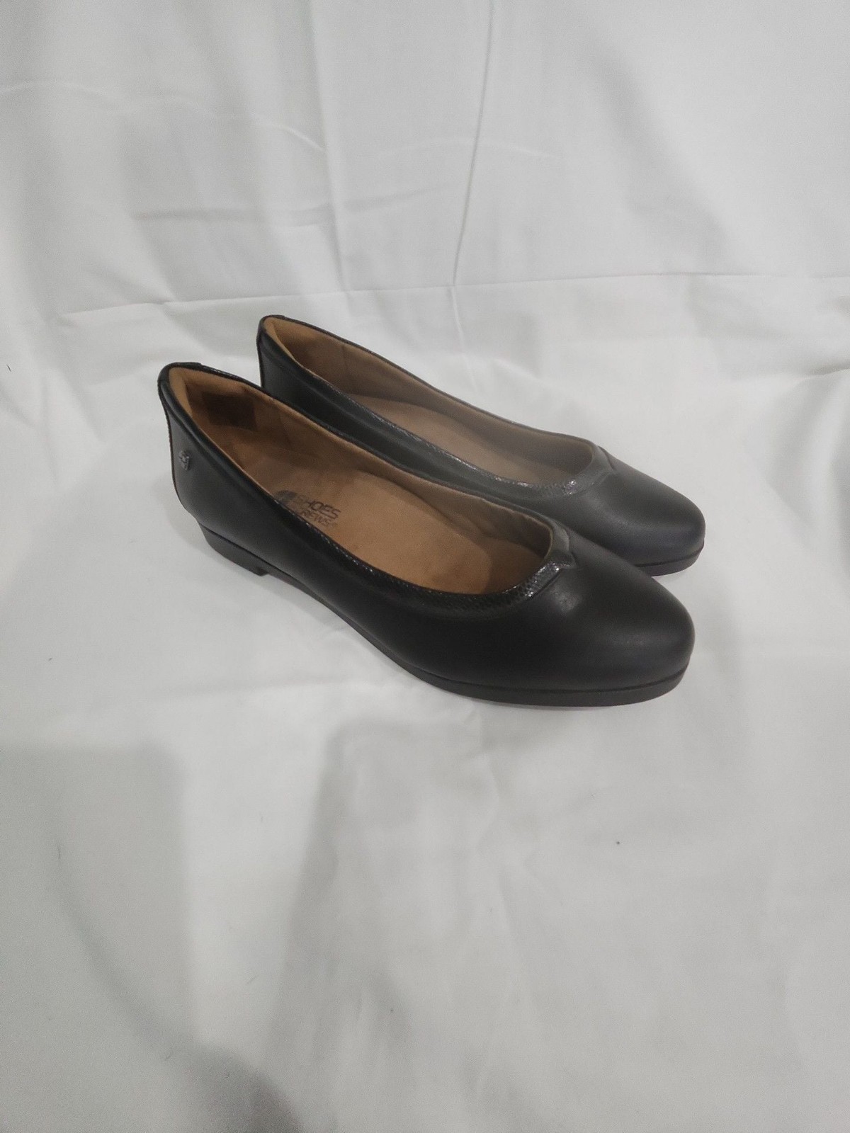 Shoes For Crews Reese Black Slip-Resistant Ballet Flats