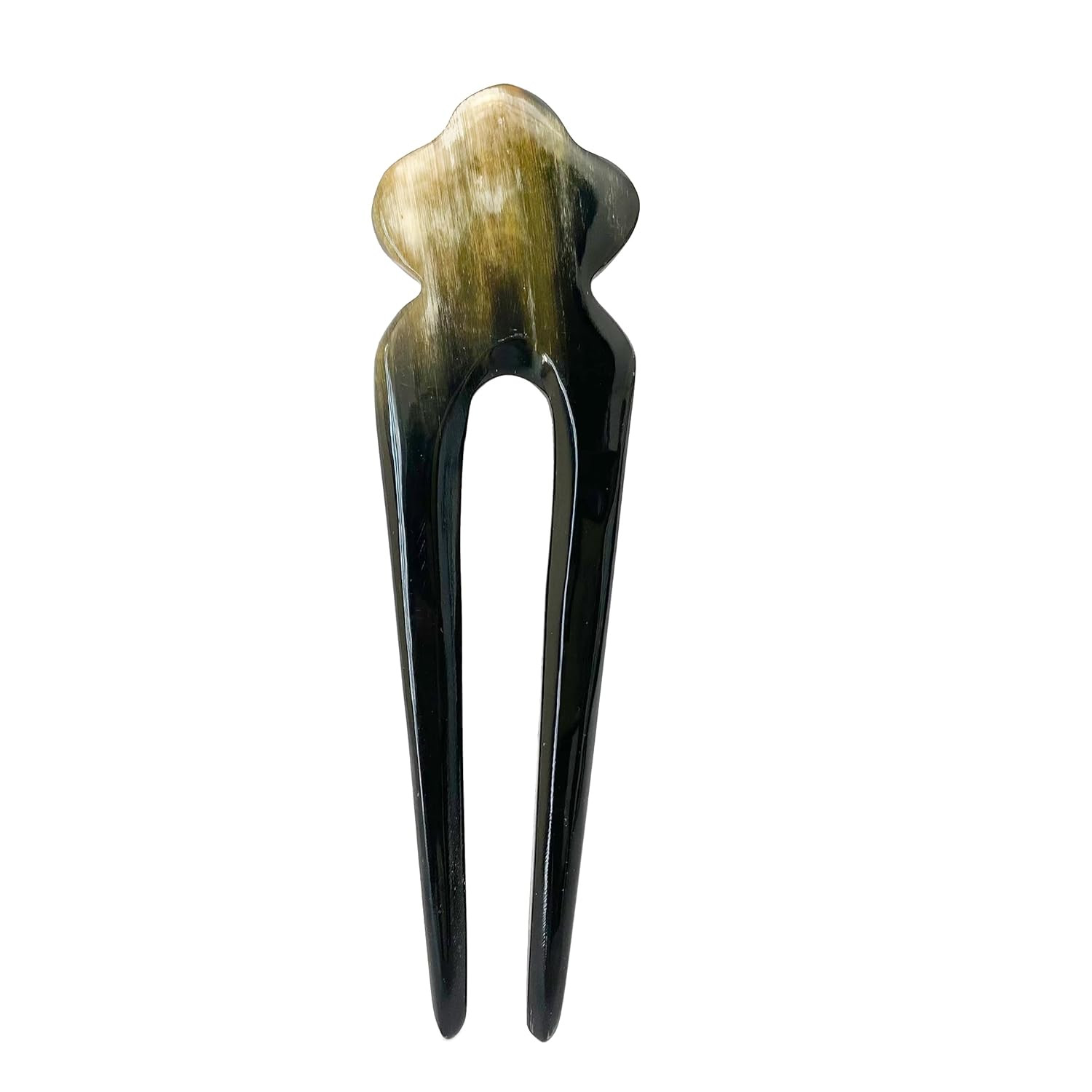 Hair Sticks for Long Hair, Natural Buffalo Horn Hair Smoothing Stick, Hair Stick