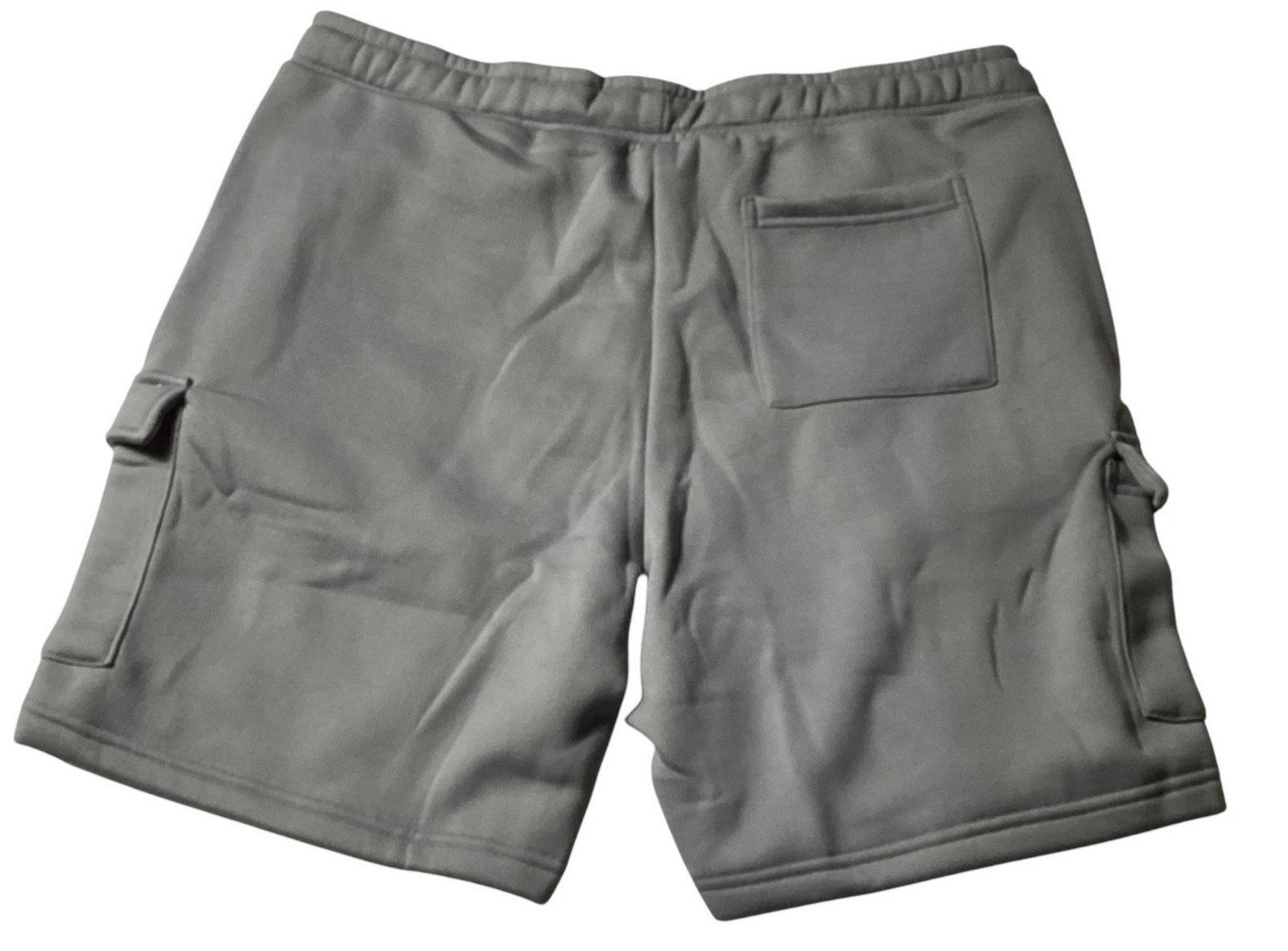 WeSC: Unisex Gray Cargo Sweatshorts, 2 Large Flap Cargo Pockets, Size XXL