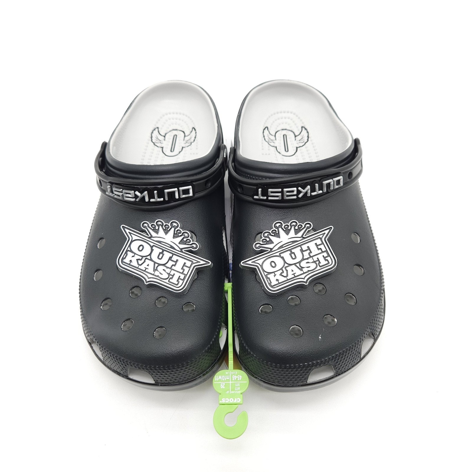 Crocs Mens 11 Black Outkast Classic Clog Slip On Shoes Hip Hop Rap Music Limited