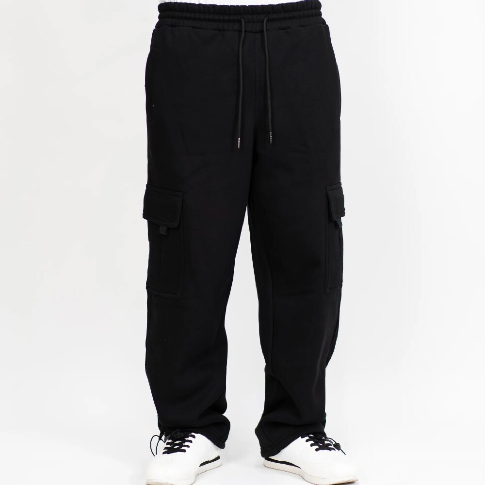 FB COUNTY MENS HEAVYWEIGHT FLEECE CARGO PANTS FBCOUNTY CASUAL SWEATPANTS XS-3XL