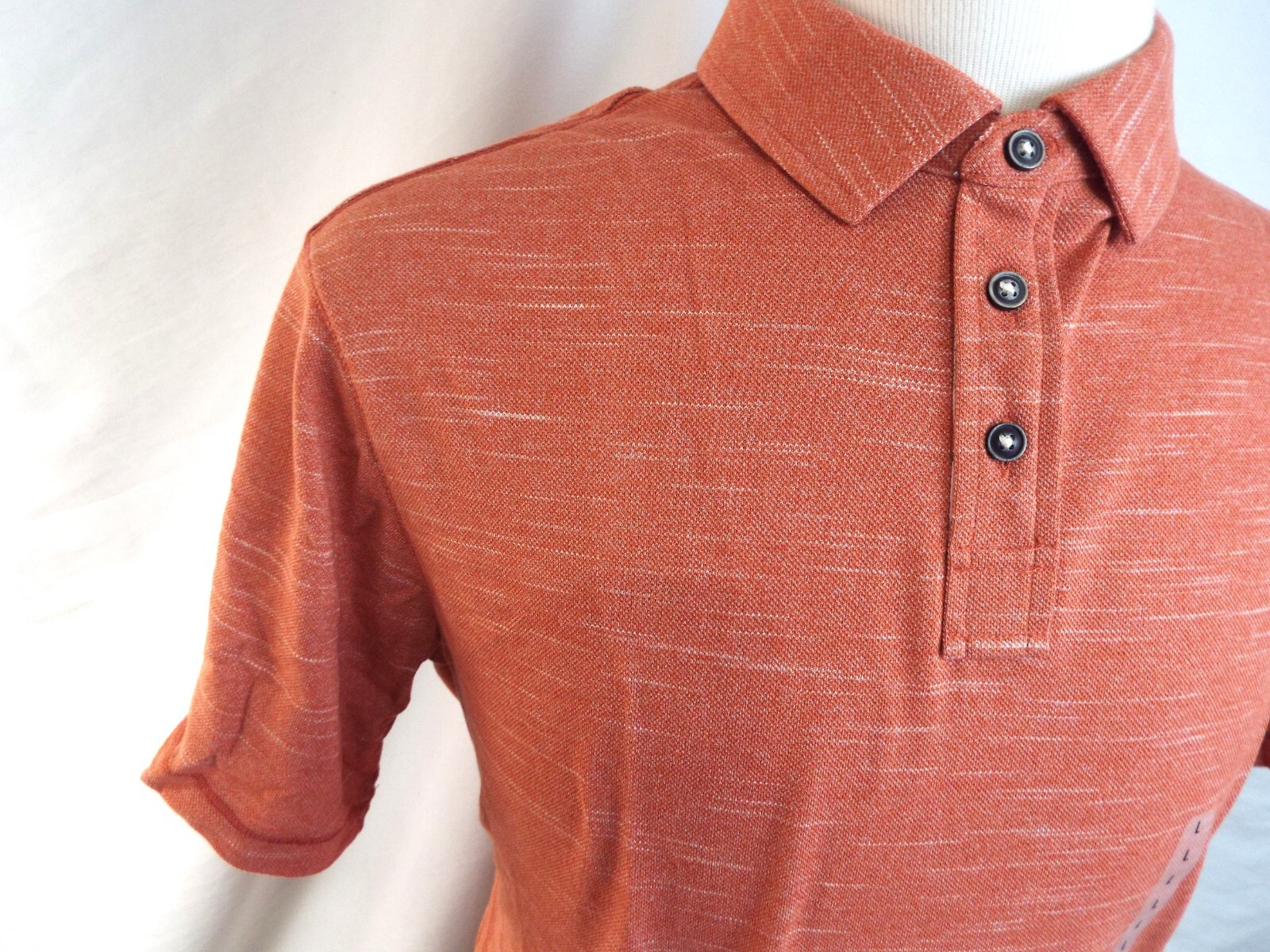 Rowm Men’s Polo Shirt Size Large Classic Fit New With Tags Free Returns
