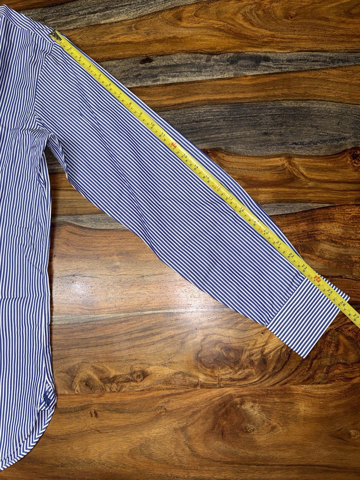 Polo Ralph Lauren Regent Custom Fit Button Up Poplin Shirt Striped Men’s Sz 15.5