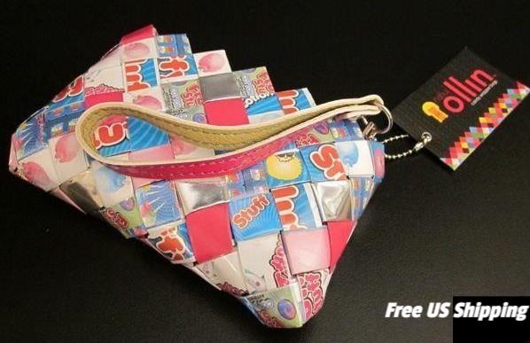 Nahui Ollin Wristlet Clutch Baby Cakes Fluffy Stuff Multicolor Set of 2