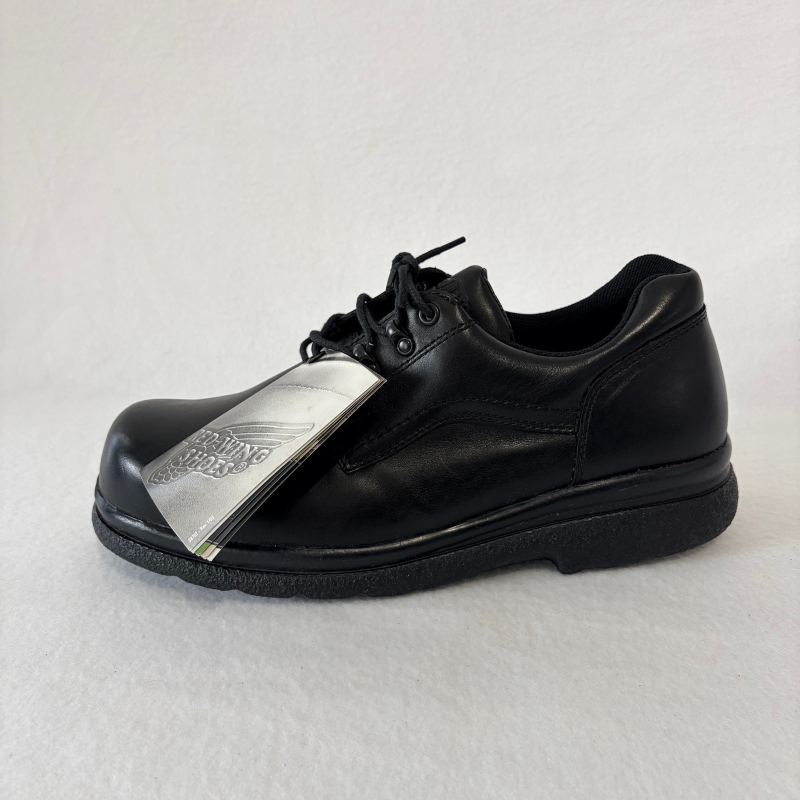 Red Wing Oxford Shoes Men’s 11.5 Black Leather Non Slip Oil Resistant Steel Toe