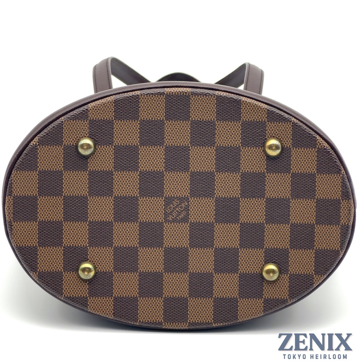 USA-Made Louis Vuitton Marais Damier Ebene Canvas Leather Handbag N42240 2003 LV