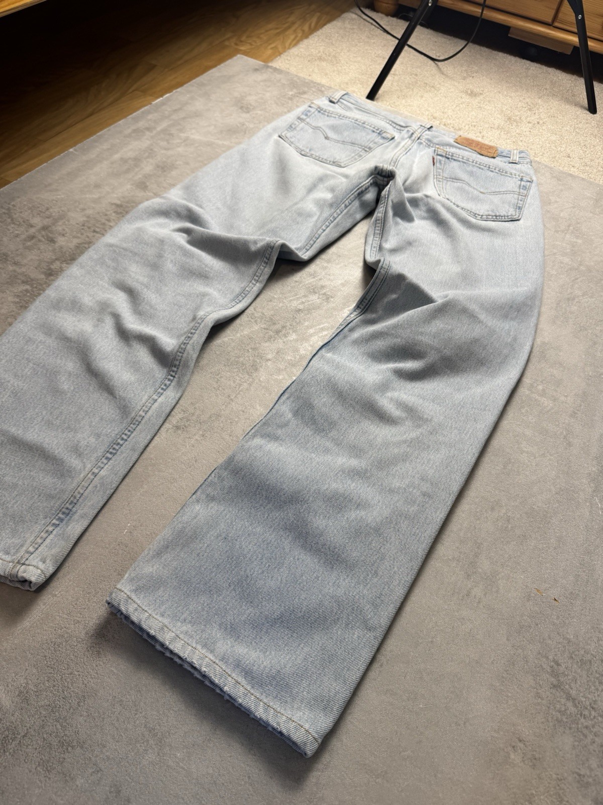 Vintage Levi’s 501 Made in USA 1993 Jeans Light Blue W31 L34 90s Original