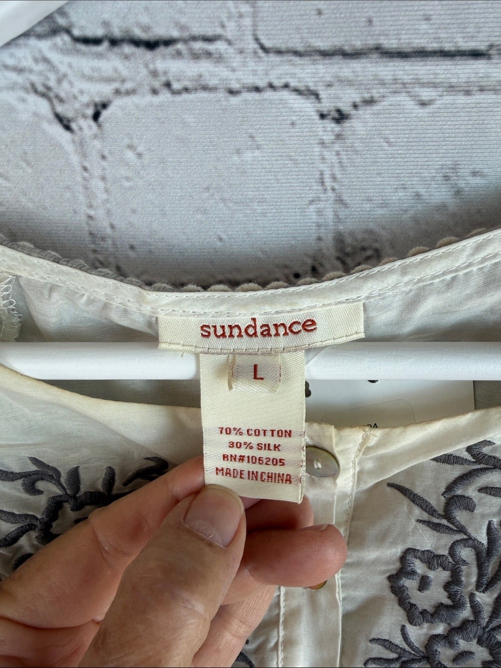 SUNDANCE Embroidered Peasant Tunic | Cotton Silk Boho Blouse