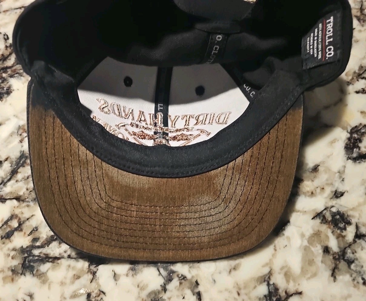 Dirty Hands Clean Money Catina Full Snapback Hat Cap Adjustable Troll Black