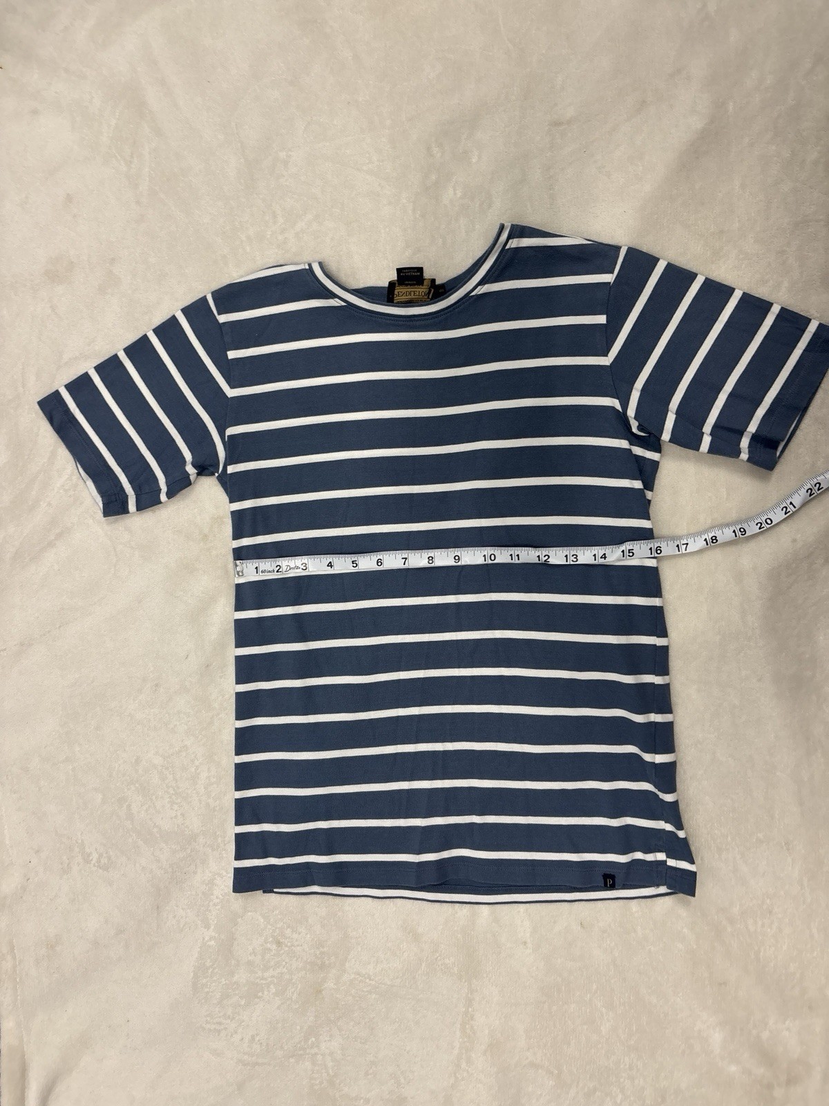 Pendleton 100% Cotton Women’s XS Navy Blue And White Stripe Tee