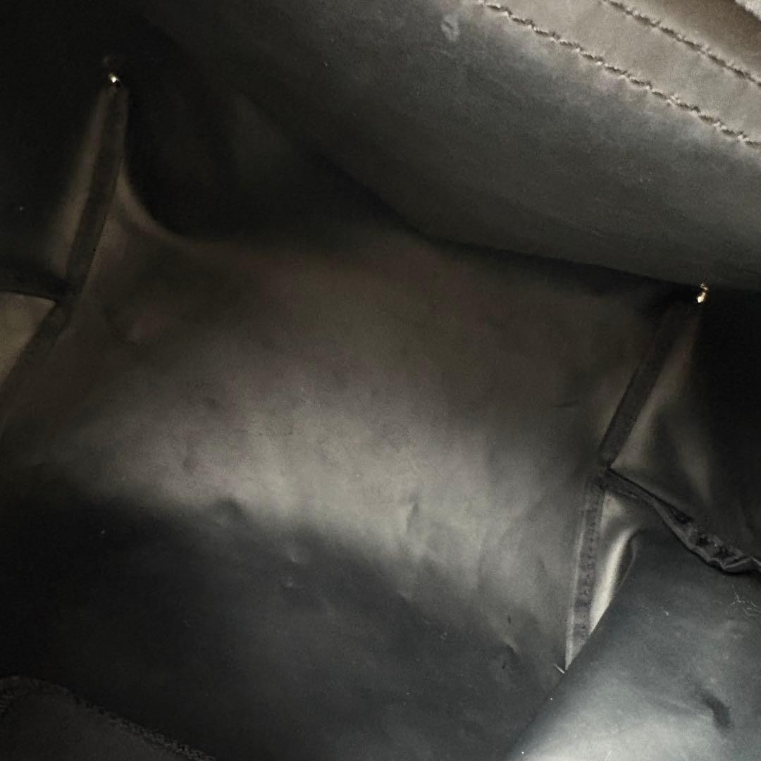 LONGCHAMP Le Pliage Black 2-Way Bag Nylon Leather