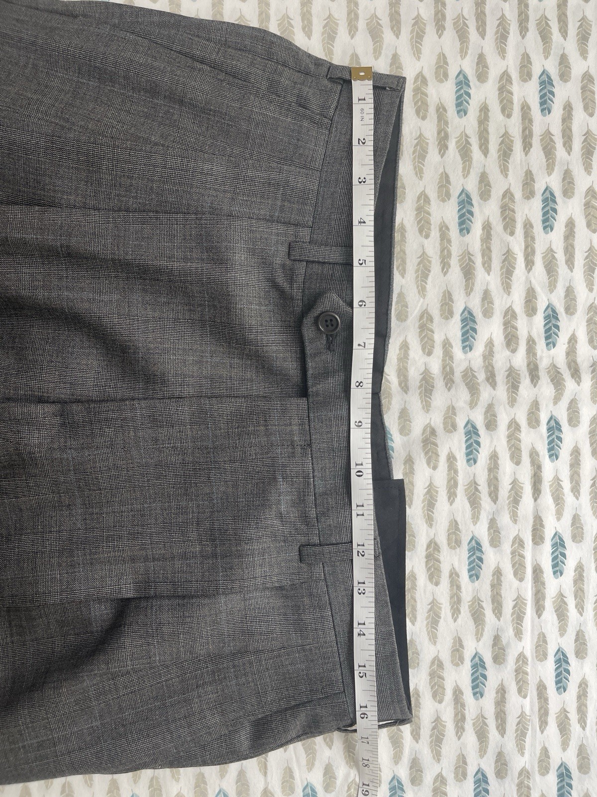 Brooks Brothers Gray Glen Plaid Made in Italy 2 Piece Suit 43R Fits like 44R