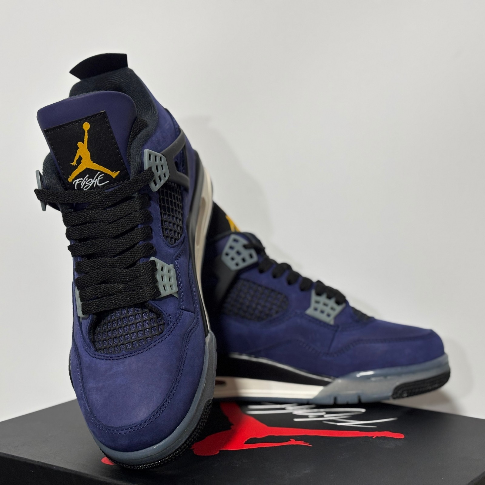 Jordan 4 Retro “Lakers” Men’s Basketball Shoes Mid Top Us Size 7-12