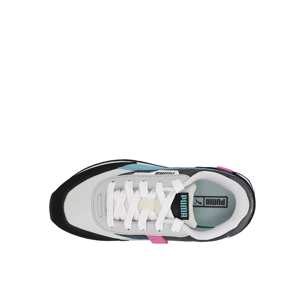 PUMA Future Rider Play On Lace Up Toddler Girls Black, Blue, White Sneakers Cas