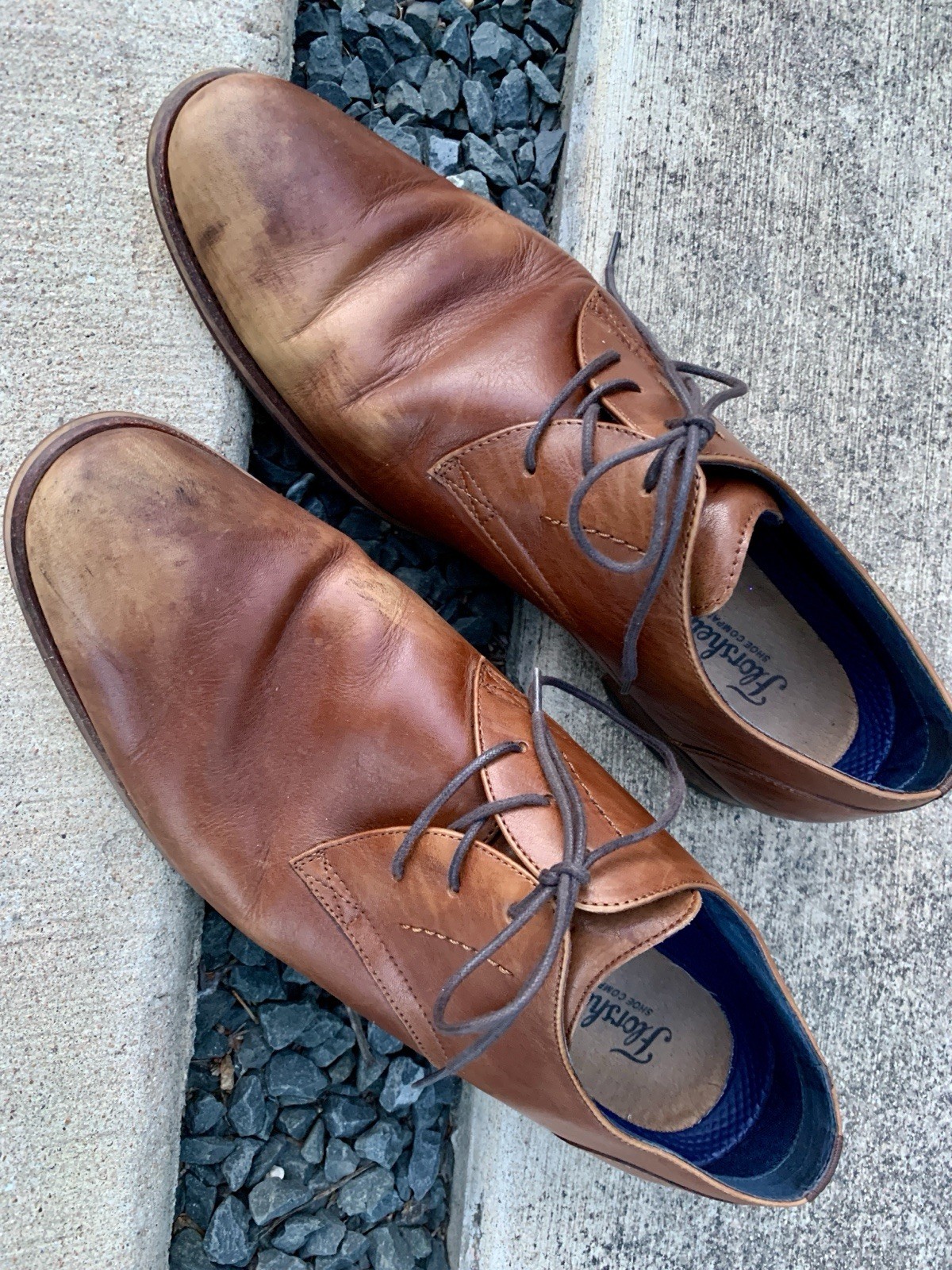 Florsheim Men’s Comfortech Flexsole Shoes, Brown, Size 10, Leather And Man made