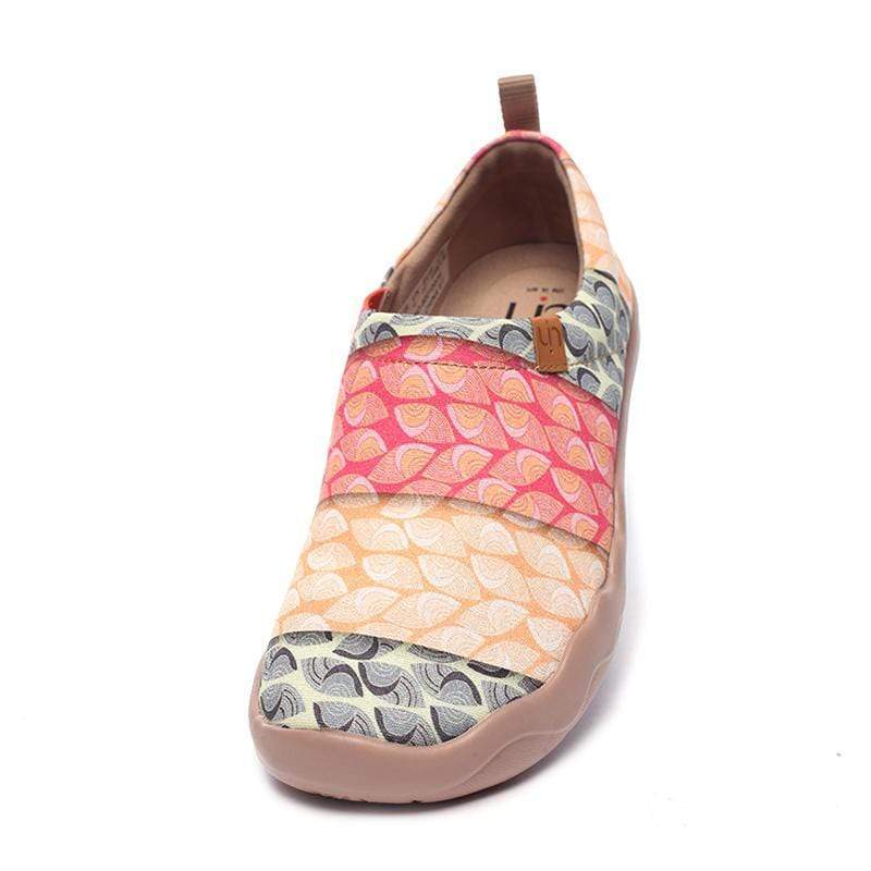 Women Size 5-12 UIN Slip On Shoes Canvas Comfortable Loafers “bodhi leaf”