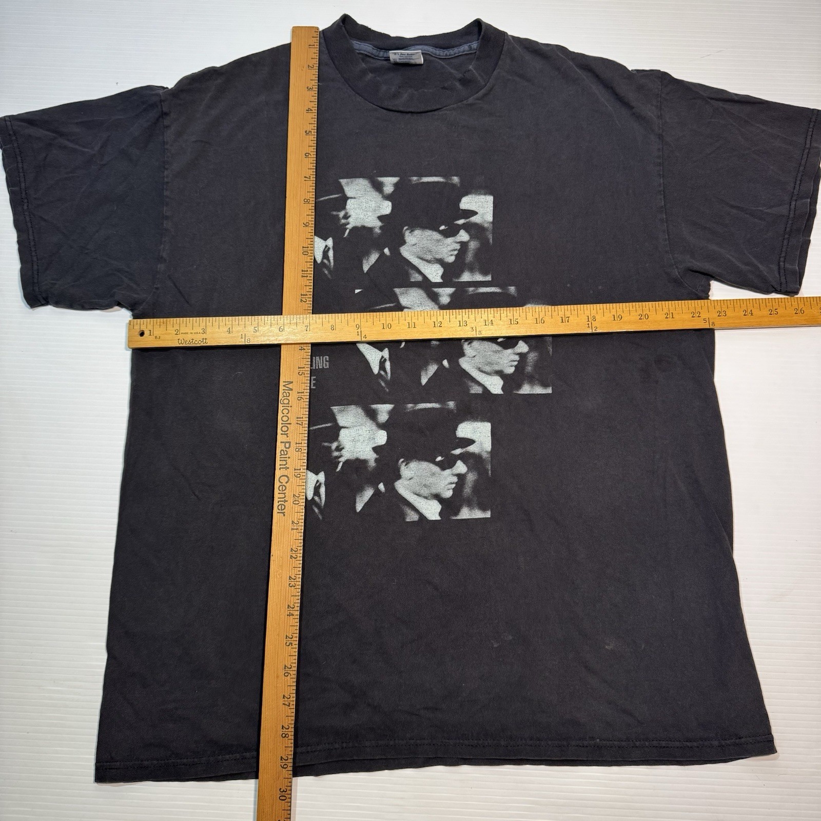 Vintage 90s Van Morrison The Healing Game Tshirt Size X-Large Double Sided Delta