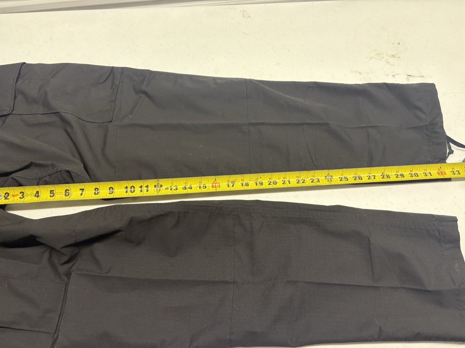 NWT Propper BDU Trouser Pants Mens M/L Black Ripstop Tactical Cargo 32-34