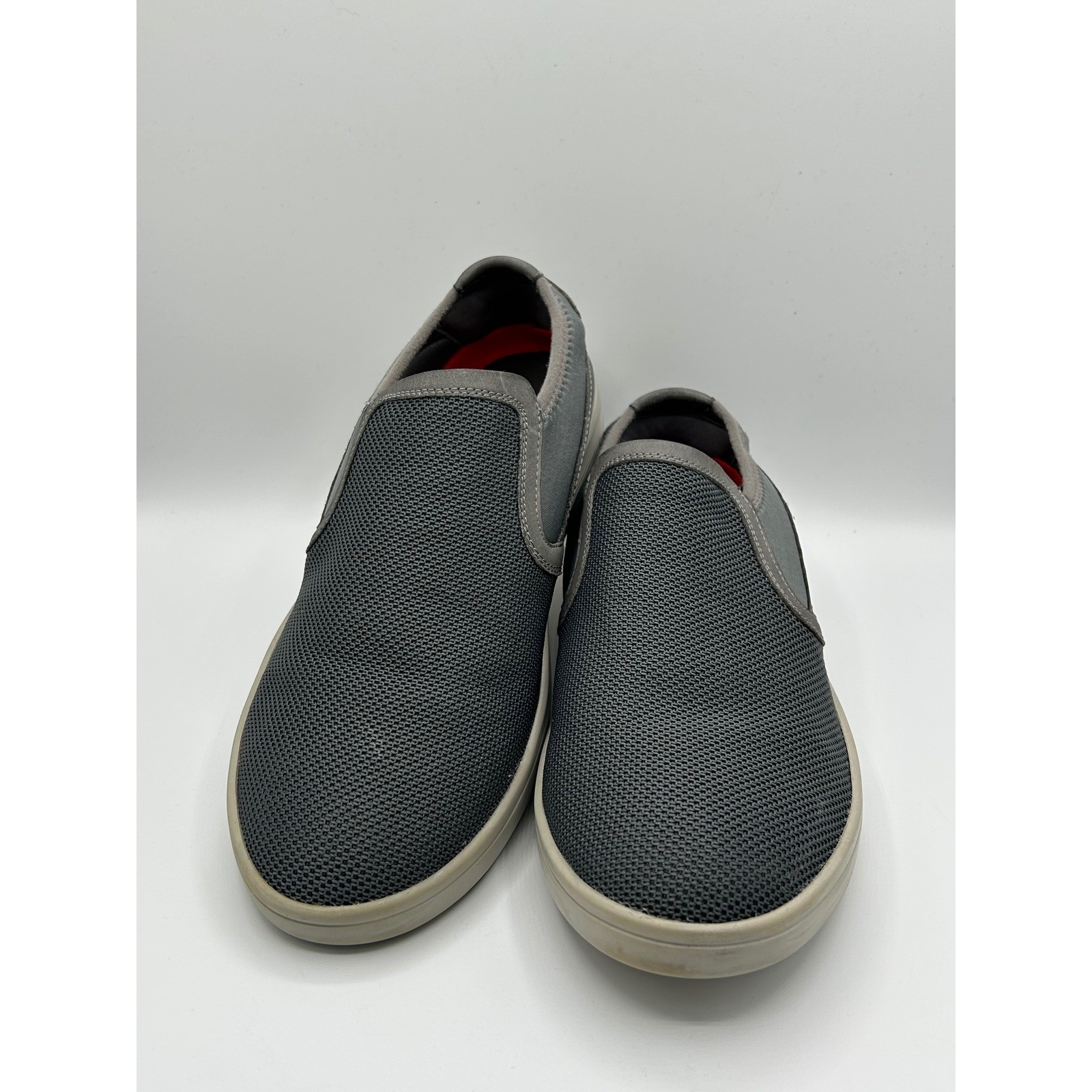 Rockport Get Your Kicks Men Sz 8.5W Grey Mesh Slip On Sneakers CI4585 truTECH