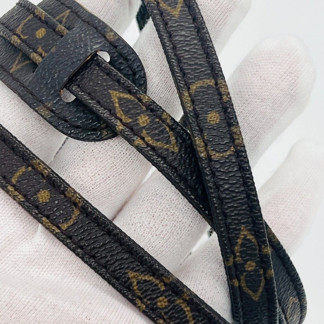 Louis Vuitton Monogram Shoulder Strap Brown 107cm Replacement Bag Strap Auth