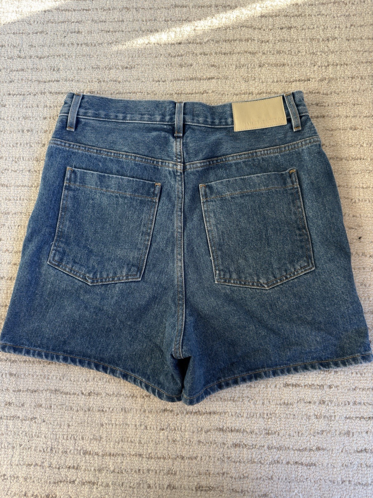 James Street Co. JS Relaxed Denim Dad Short – Mid Wash | Size 28