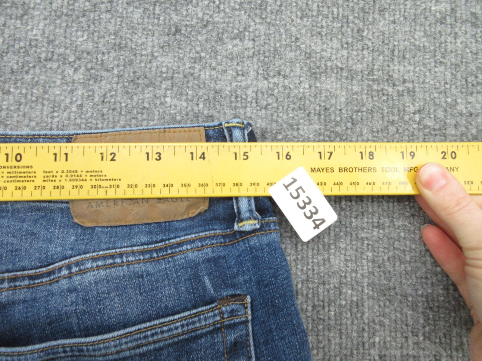 American Eagle Jeans Mens 30×32 Blue Slim Next Level Airflex Denim (FITS 31×31)