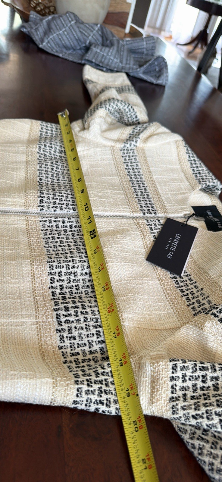 New LAFAYETTE 148 New York Multicolor Striped Professional Blazer Jacket Size M