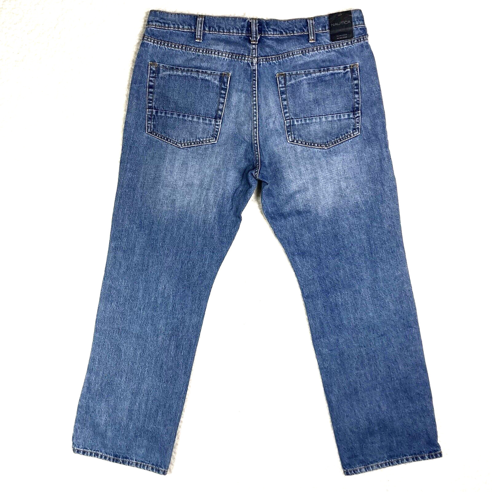 Nautica Straight Leg Cotton NYC 1983 Denim Pants Jeans Mens 36 36×30
