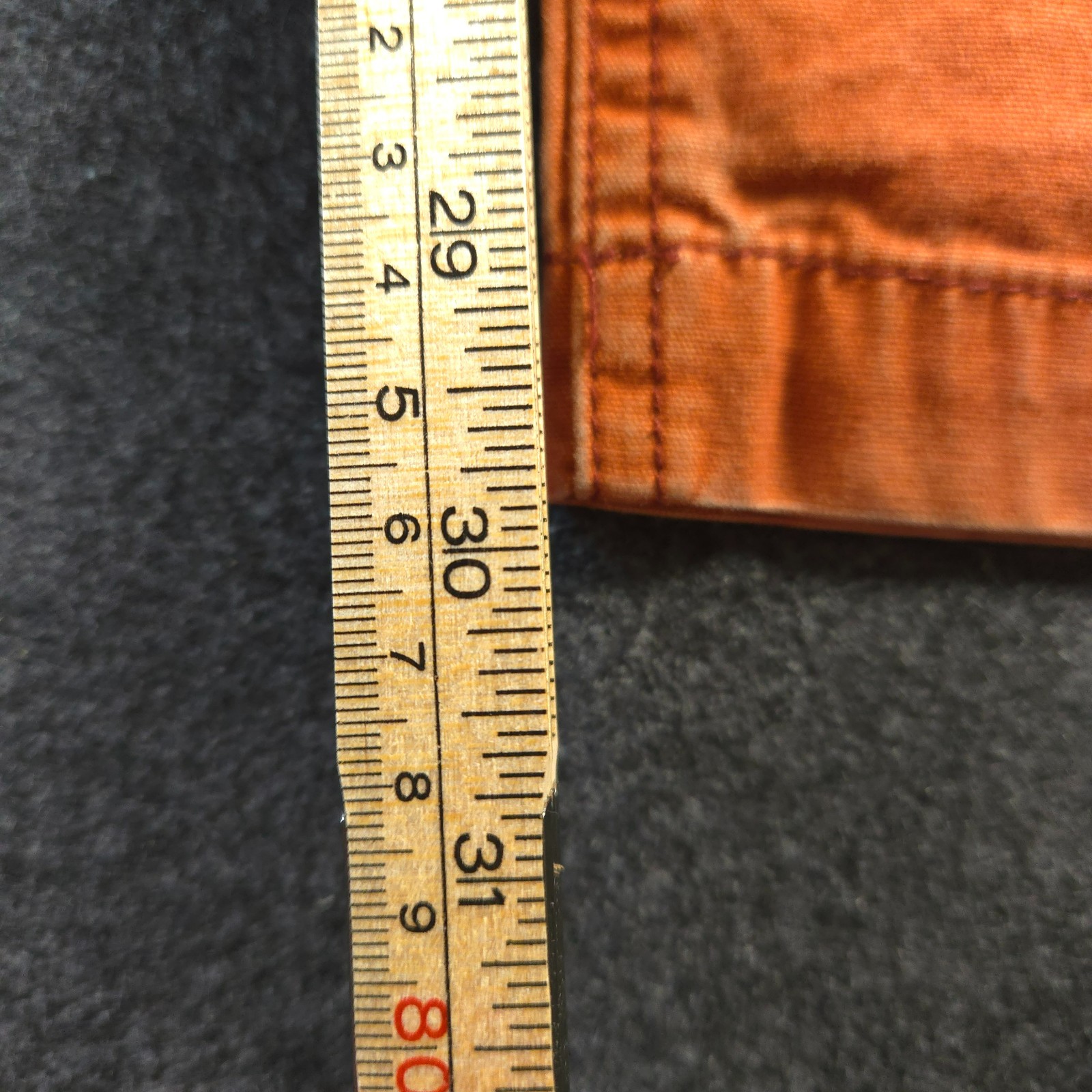 Prana Pants Size 28×32 Organic Cotton Burnt Sienna Slim Fit Medium Wash