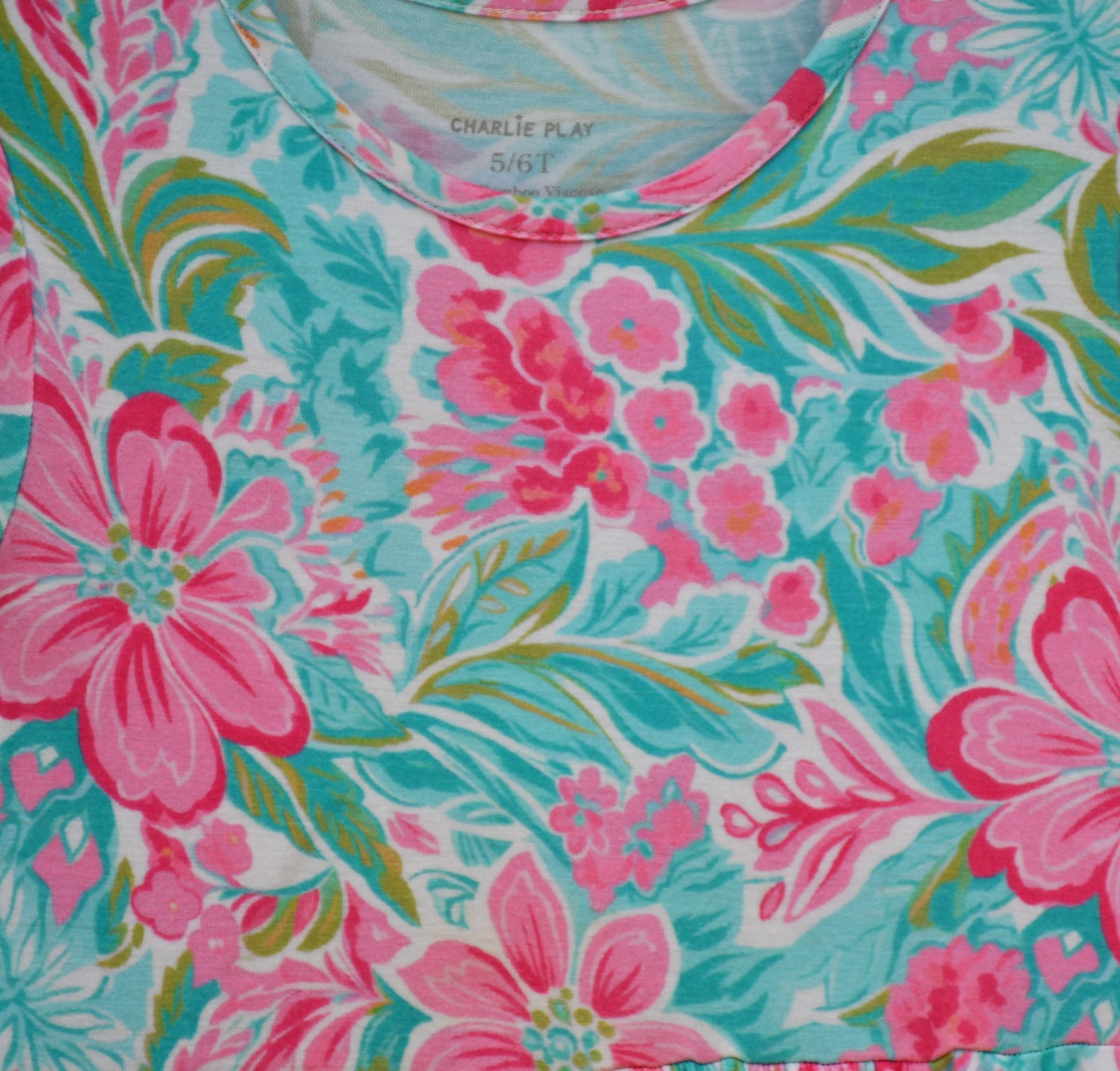 Charlie’s Project PLAY, 95mboo viscose, 5%spandex,EUC, size 5/6T, A+ GORGEOUS