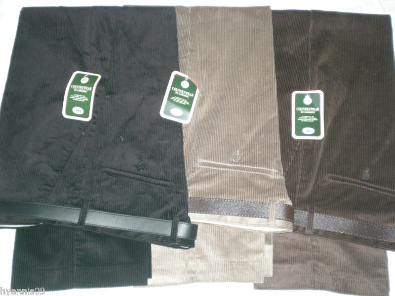 MENS CLASSIC THICK CORDS/CORDUROY TROUSERS W 32″ to 56″ L 27″ 29″ 31″ 33″