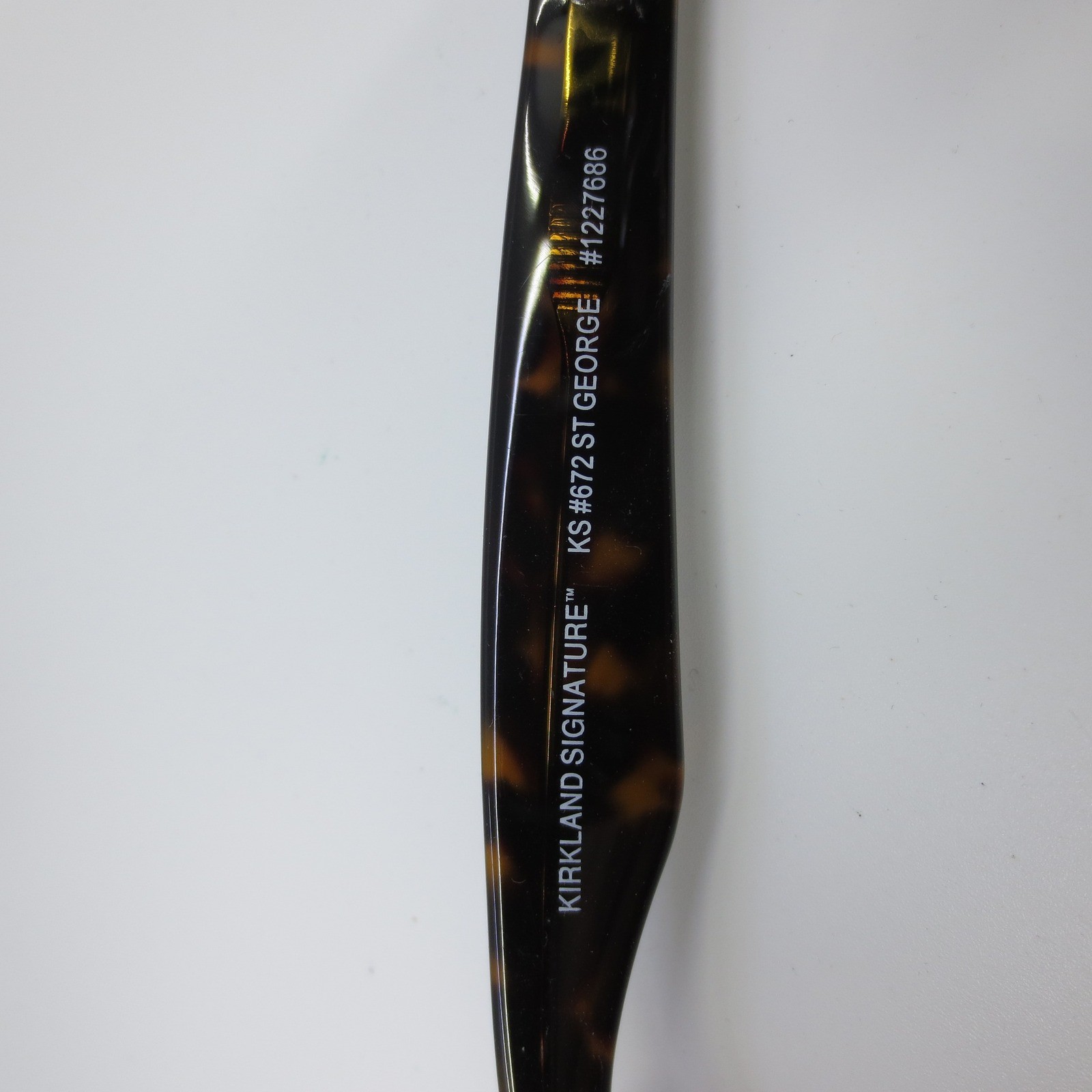 Kirkland Signature St George Tortoise Sunglasses KS #672 55/18 145 34406