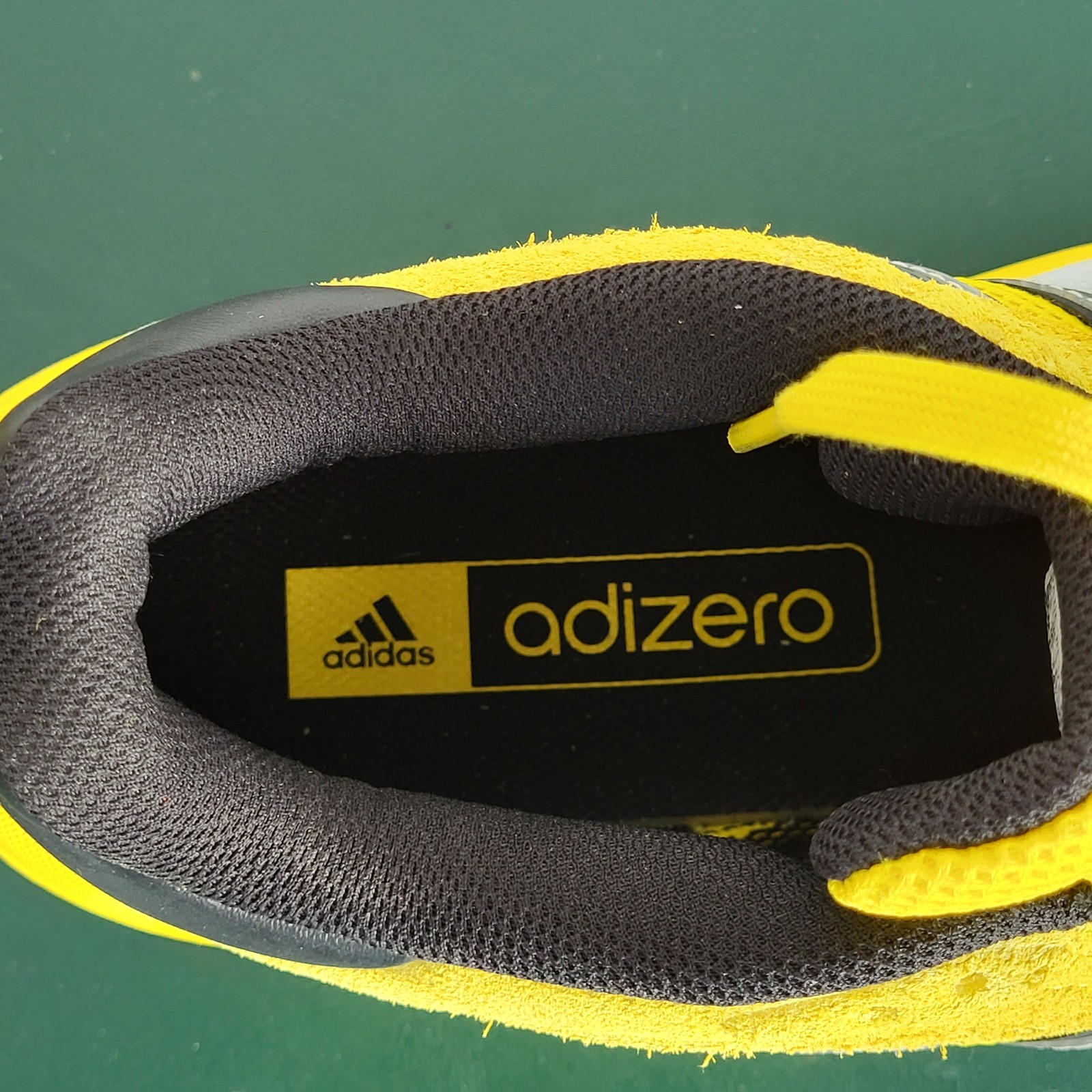 Adidas AdiZero Goukana (Yellow/Light Yellow) Men’s Sz 9.5 Running Shoes JP7177