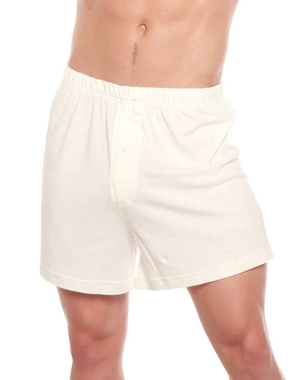 Spun Bamboo Men’s Bamboo Boxers – Cream 5-Pack