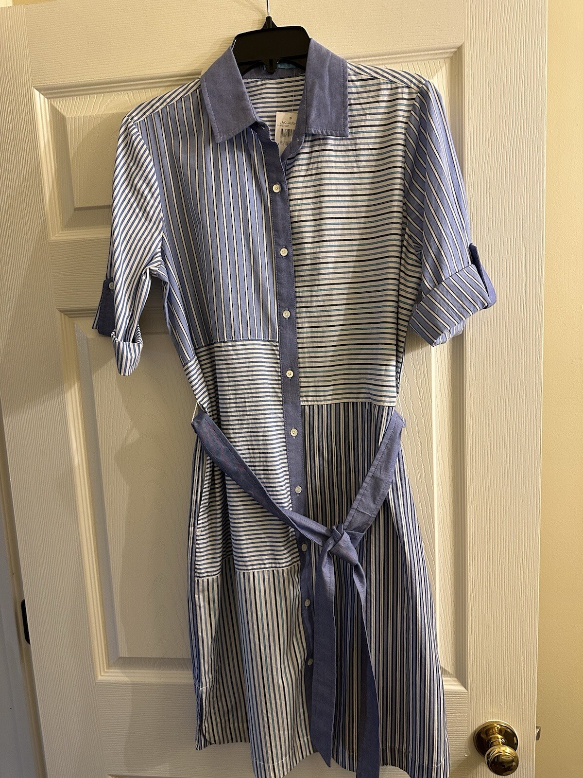 NWT J. McLaughlin Miranda Multi Belted Shirtdress Medium $228