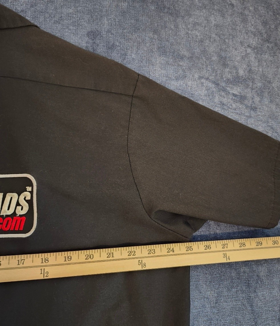 Throttle Threads Red Kap Men’s XL Short Sleeve Black Button Up Work Shirt