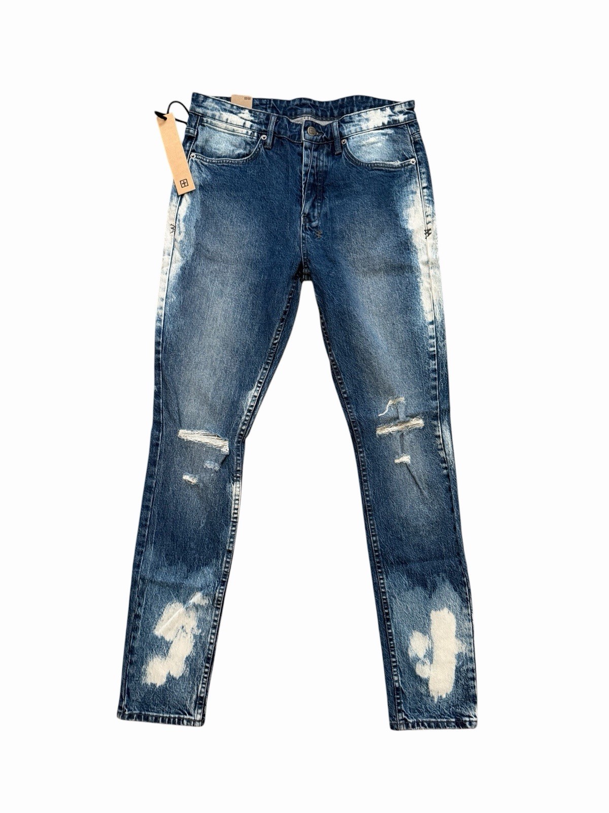 Ksubi Van Winkle Heavens Blue Skinny Jeans Mens Size 34×32 (34/32)