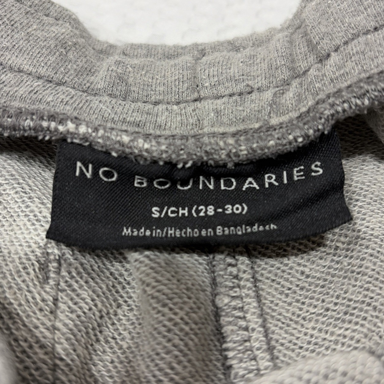 No Boundaries Gray Men’s Shorts Small 28-30 Cotton Blend