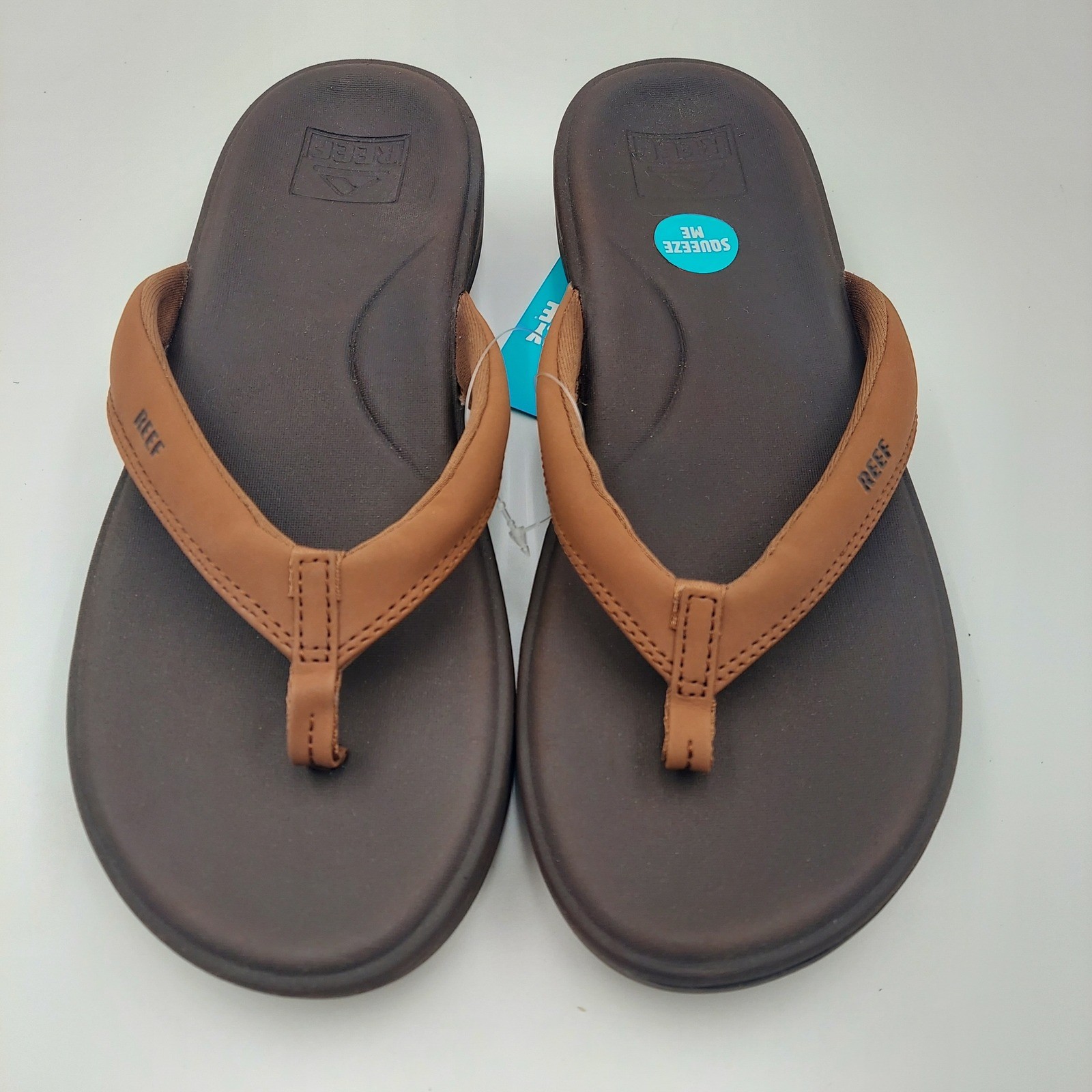 Reef Cushion Cloud Flip Flops Womens Size 11 Espresso Brown New CJ3634-110-M
