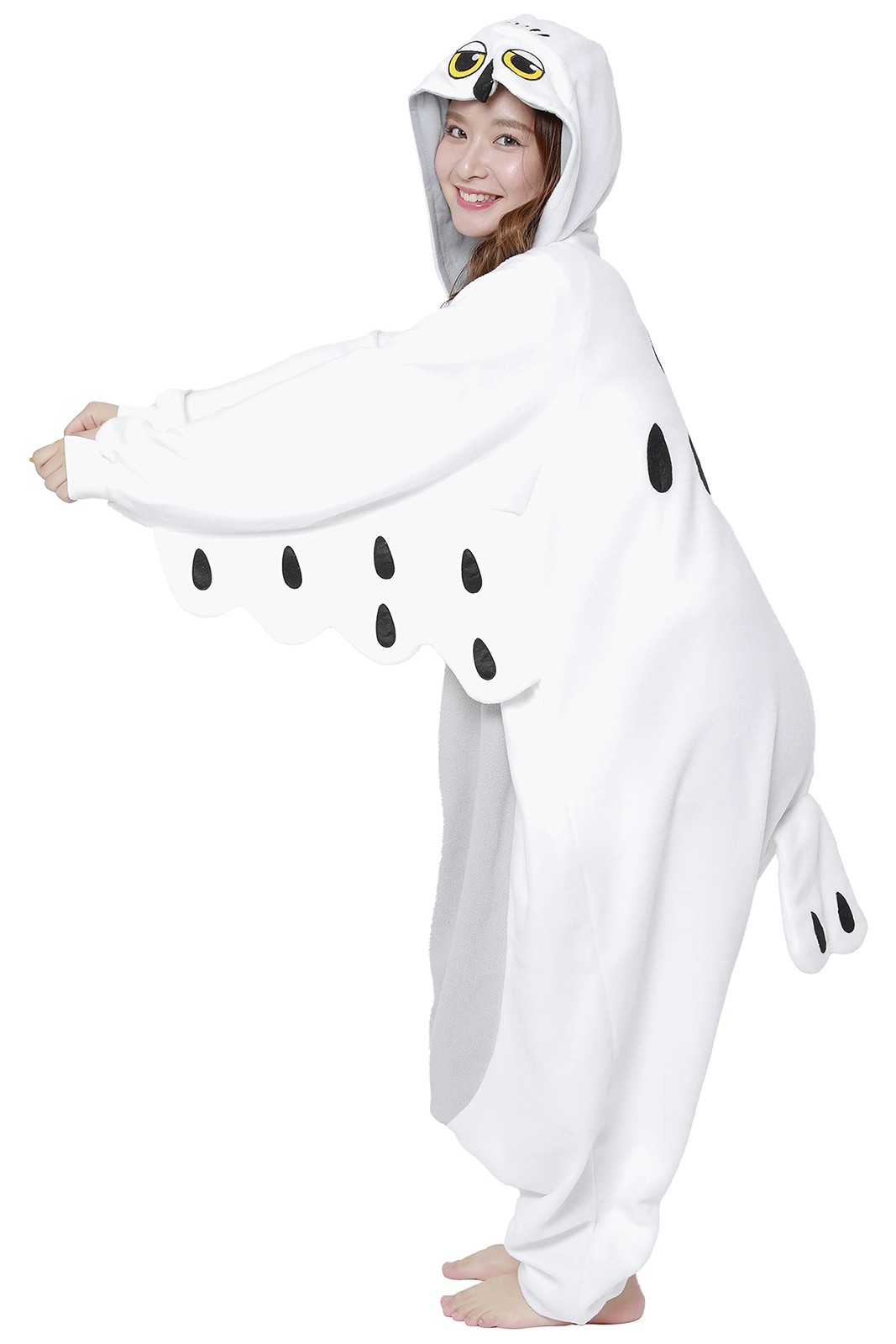 SAZAC fleece costume white owl 2815