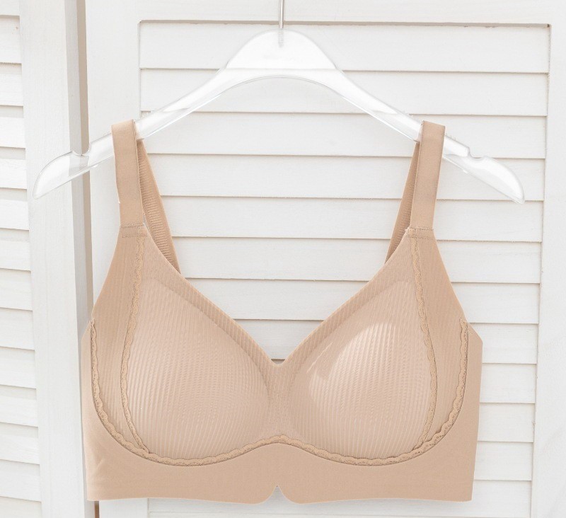 Women Bras Full coverage Seamless thin Solid Sport Plus Size Underwear 99661