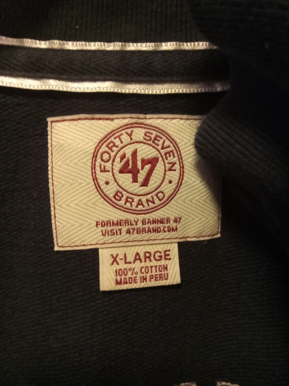 US 1/3 OPEN NEW YORK CITY Mens Jacket Sz. X Large By 47 Brand Blue Older…