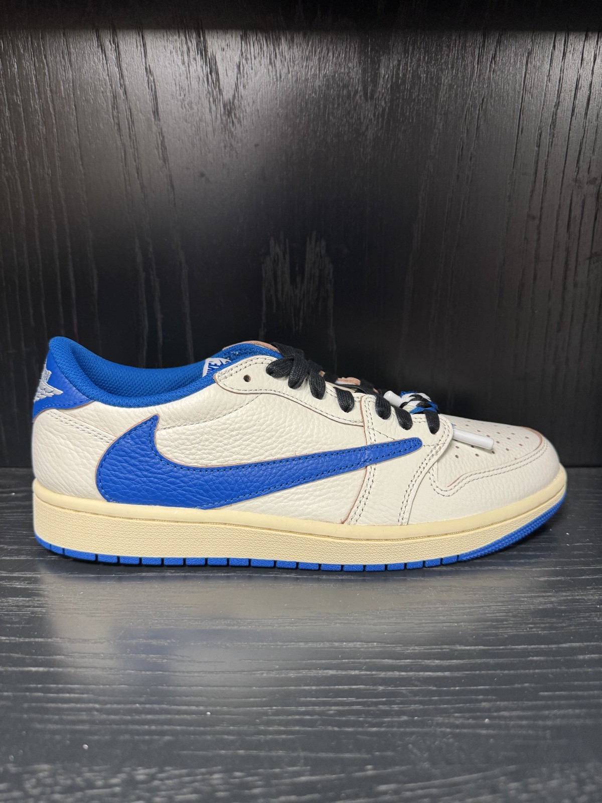 Jordan 1 Retro Low OG SP, Fragment x Travis Scott Sail Military Blue
