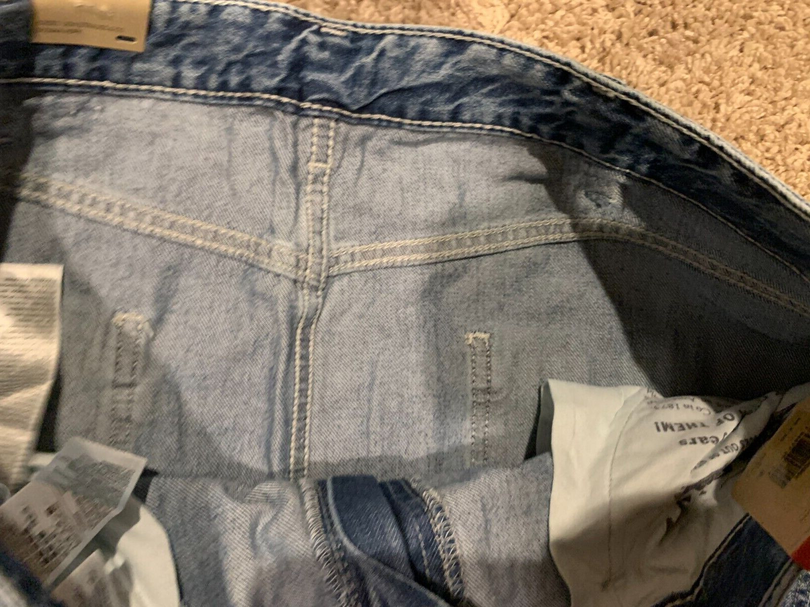 Levi’s Carpenter Jeans Loose Fit Tapered Leg Men’s Sizes NWT RT$69.50 0004